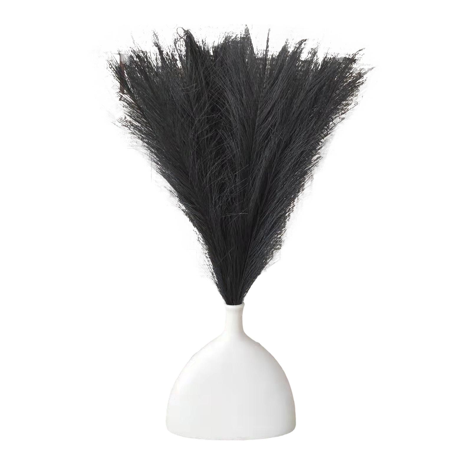 

Artificial Reed Flower Bouquet 43cm 7 Branches Nordic Style Home Decoration 43 45CM чёрный