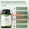 Milk Thistle and Dandelion Root Complex Capsules, Natural Plant Extracts, Aids Daily Metabolism, Dietary Supplement, Suitable for Adults.