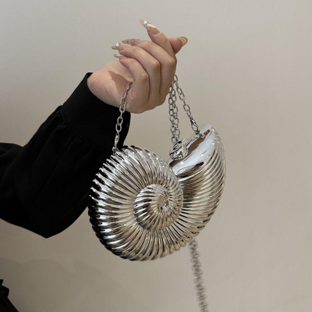 Sac à Bandoulière Coque pour Trajet Quotidien Sac Bandoulière Créatif Sac Simple Coquillage Filles