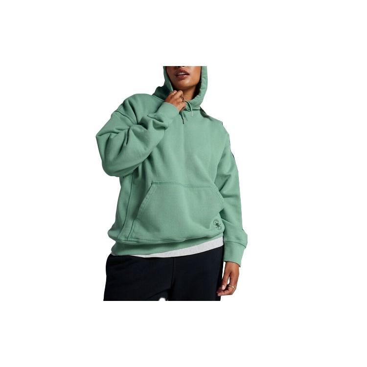 Converse Gold Standard Loose-Fit Pullover Logo Hoodie Asia Sizing 'Green' Men's 10025917-A06
