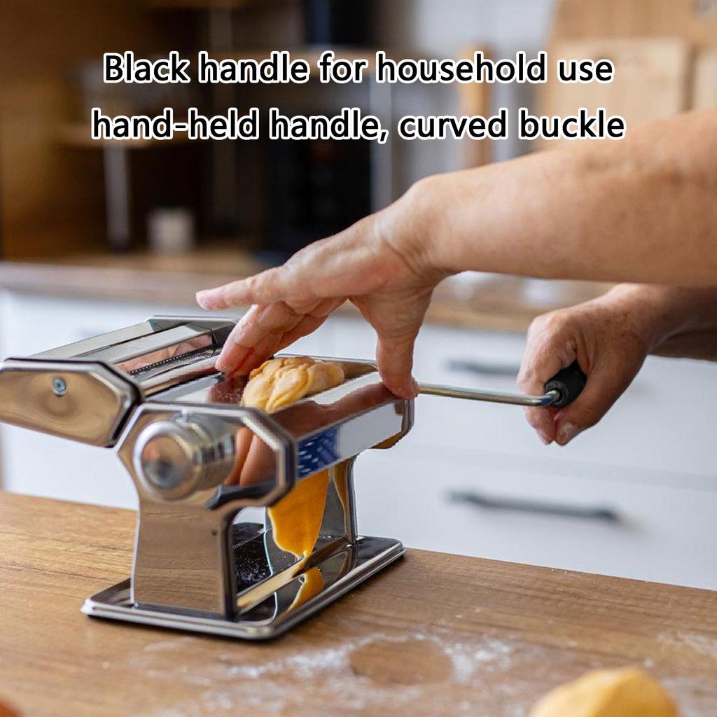 Universal Stainless Steel Hand Crank Handle For Manual Pasta Machine Replacement Quick Install Design Ergonomic Grip
