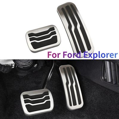 Autopedale für Ford Explorer Classic U502 2011–2019, Gaspedal, Bremse, Edelstahl, rutschfeste Pedalauflagen, 2015 2016 2017 2018