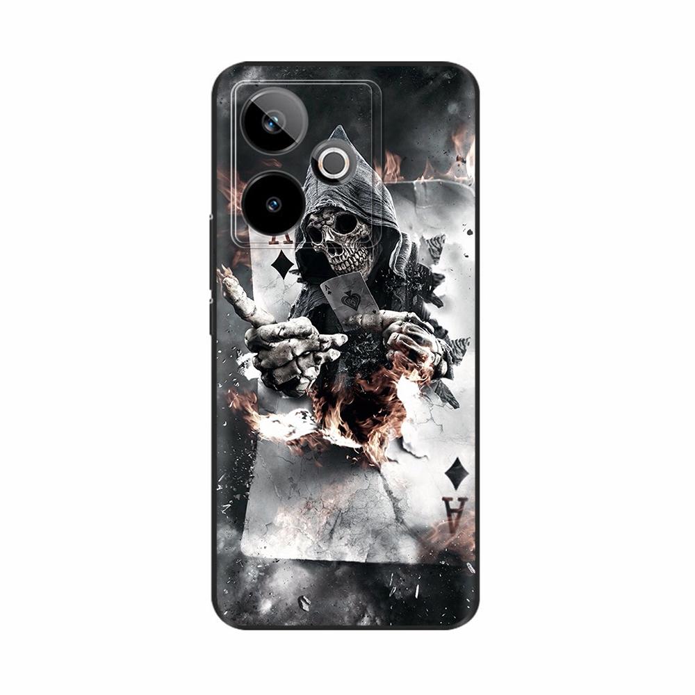 Silicone Phone Case For Realme GT 7 Case Soft TPU Shockproof Back Cover For Realme GT7 Pro Cases For Realme GT 7T Case Fundas