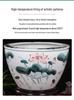 Extra Large Blue & White Ceramic Lotus Bowl for Outdoor Courtyards