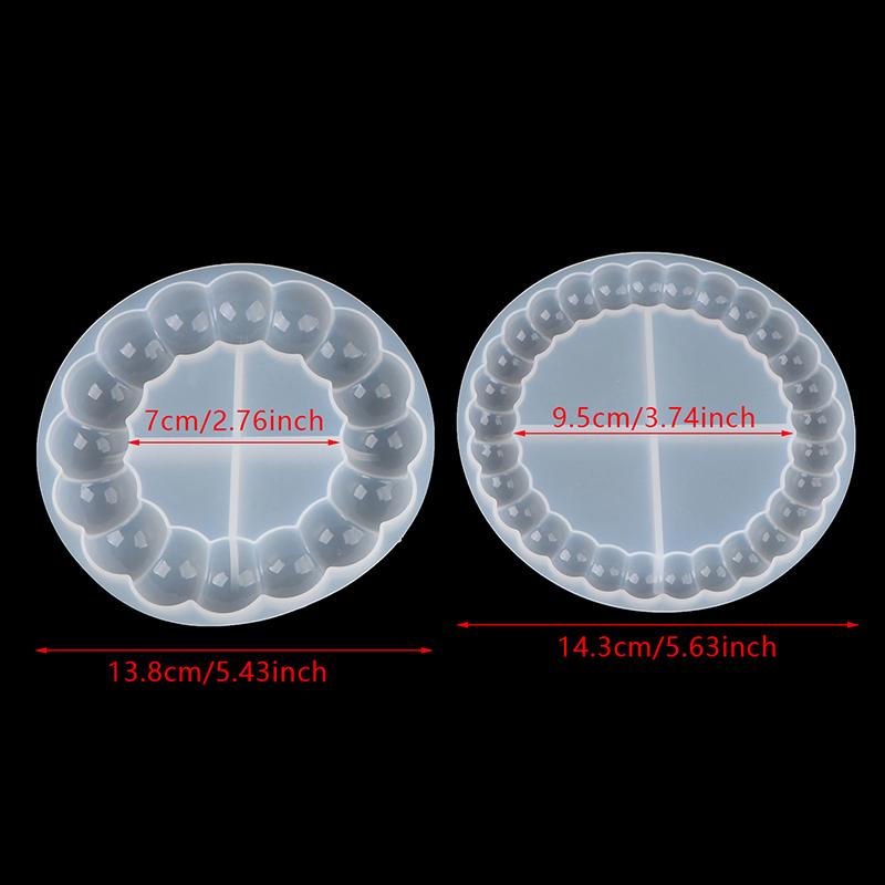 Plate Storage Coaster Mold DIY Cement Nordic Plaster Coaster Round Tray Pottery Mould Home Decor Handicrafts Gift