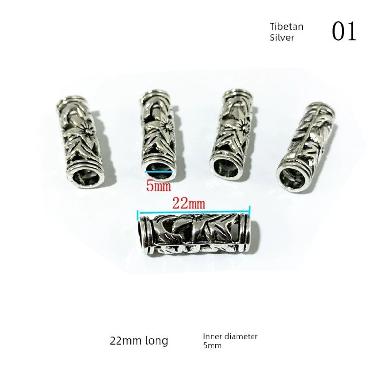 

Украшение для дредов Аксессуары для дредов Тибетское серебро Бусины Аксессуары для африканских кос Бусины Черные аксессуары для парика Материалы для DIY Tibetan Silver 01(5)