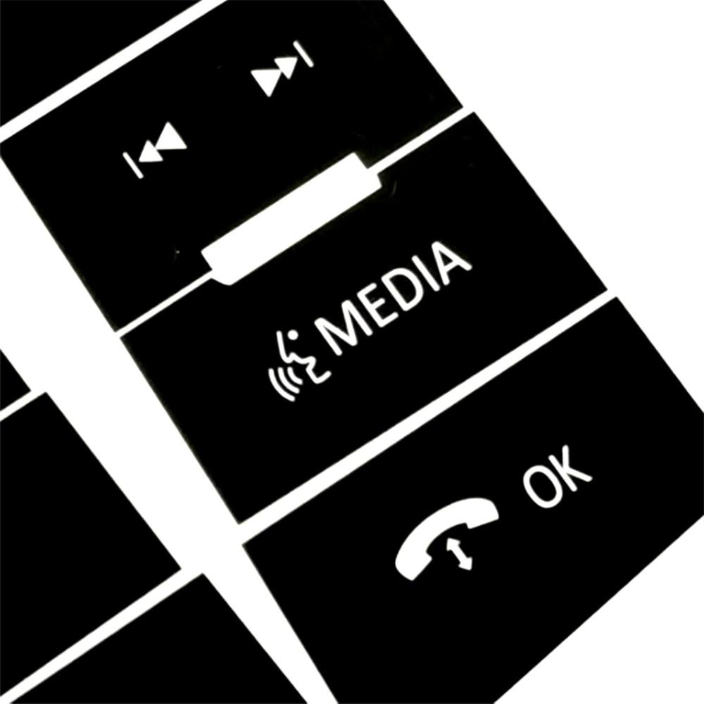 1 Set Steering Wheel Button Repair Decal Stickers For Ford Focus 2008 2009 2010