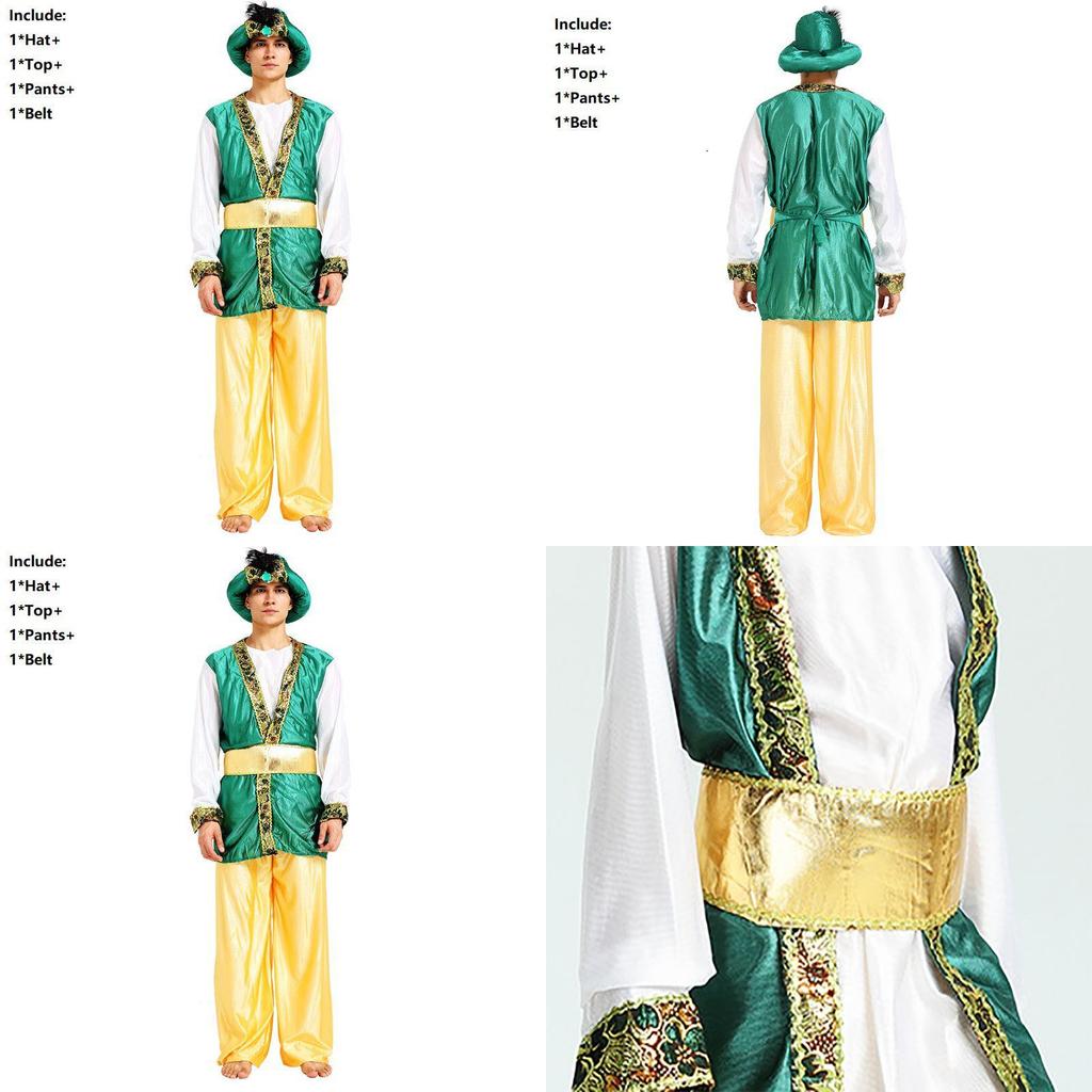 Exquisite Boys Halloween Costume For Arabian Prince King Themed Parties