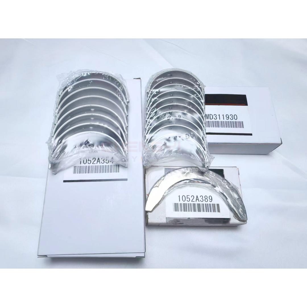 6G74 675 Engine Crank Bearing Bush Connecting Rod Bush Thrust Plate For Pajero Montero V45W V77W V97W 1052A354 MD311930 1052A389 a set