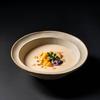 Vintage Ceramic Double-Handled Salad Bowl with Hemp Rope Design