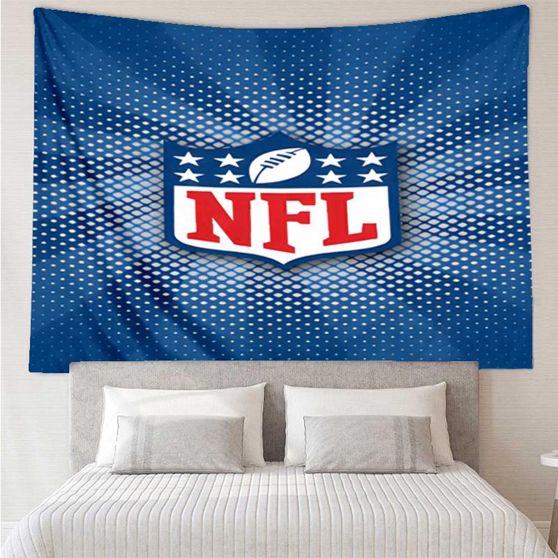 1PC NFL Team Collection Quick-Dry Tapestry, Unique Design Tapestry, Suitable for Bedroom,Livingroom, Playroom,Heartwarming Holiday Gifts
