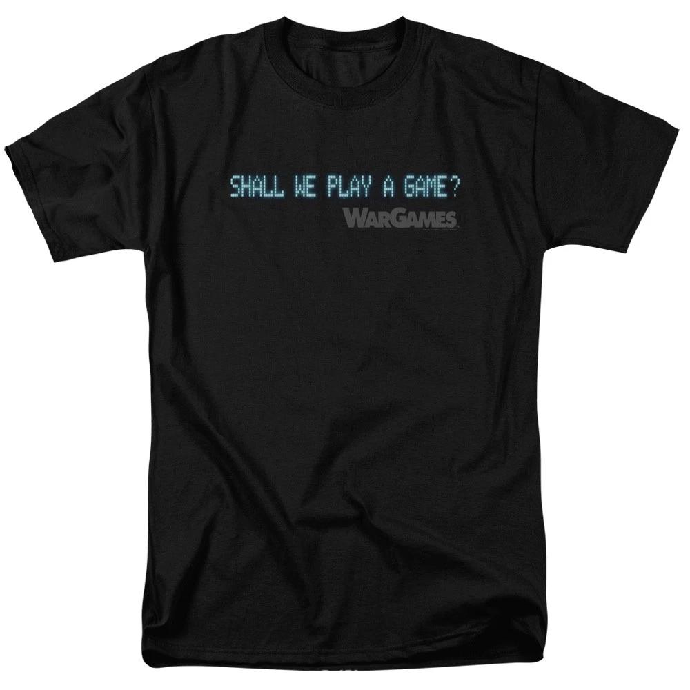 Wargames Movie Shall We Play A Game Licensed Adult T-Shirt XXL