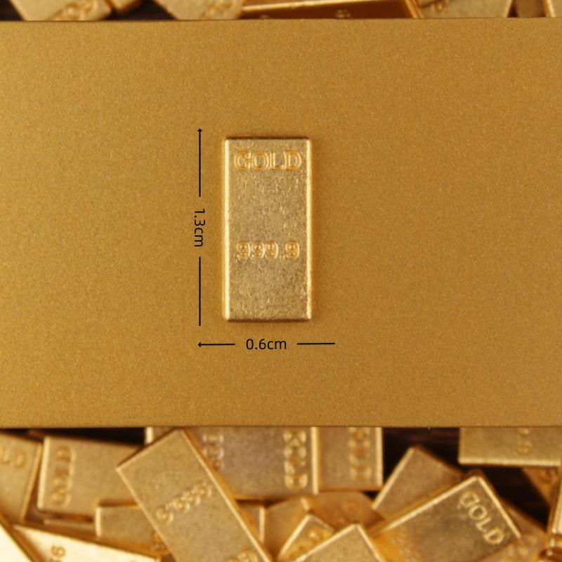 Mini Gold Bar Photo Frame with Treasure Pot Accessories