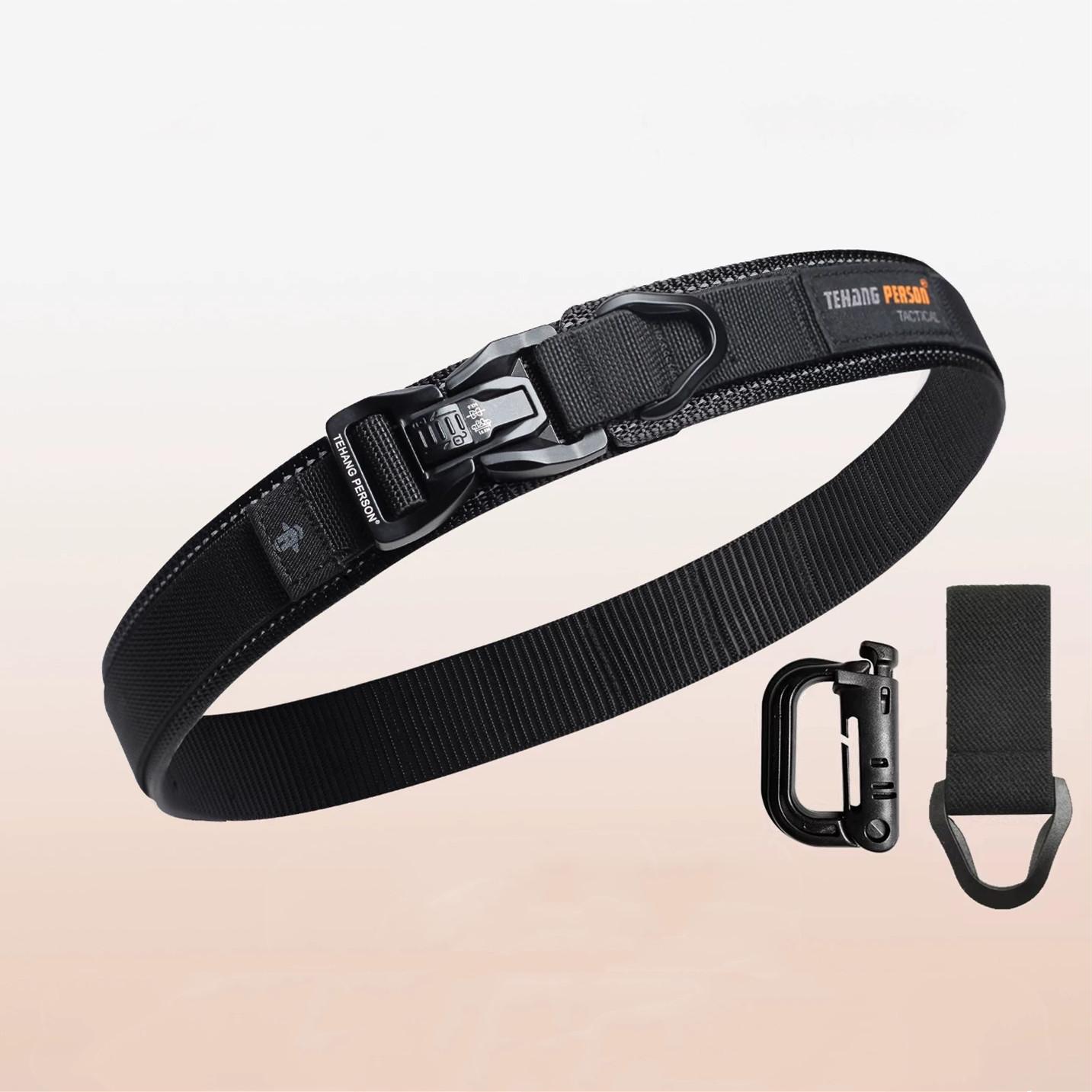 Adjustable Quick Release Metal Buckle Elastic Tactical Belt Man Outdoor Hiking Travel MOLLE Thicken Nylon Waist Belt XS белый