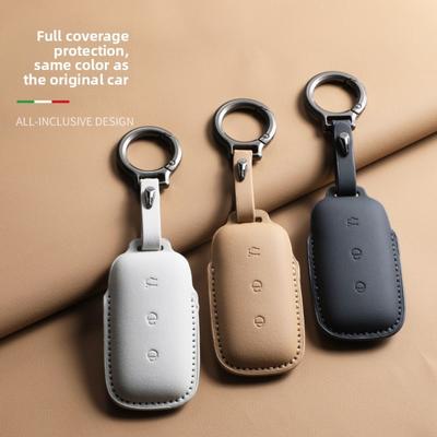 Premium PU Key Cover for Geely Galaxy L7 E5 L6 Max Starship E8 Original Color Protective Case Unisex Design
