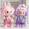 15/17Cm For Labubu Clothes Dolls Sitting Party 1St 2Nd 3Rd Headphones Overalls Shoes Set Apparel Accessories Lovely Outfit Gift