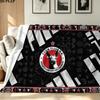 Tijuana Logo Print Flannel Blanket High Quality Warm Comfortable Cover for All Seasons Perfect for Gifts Home Decor