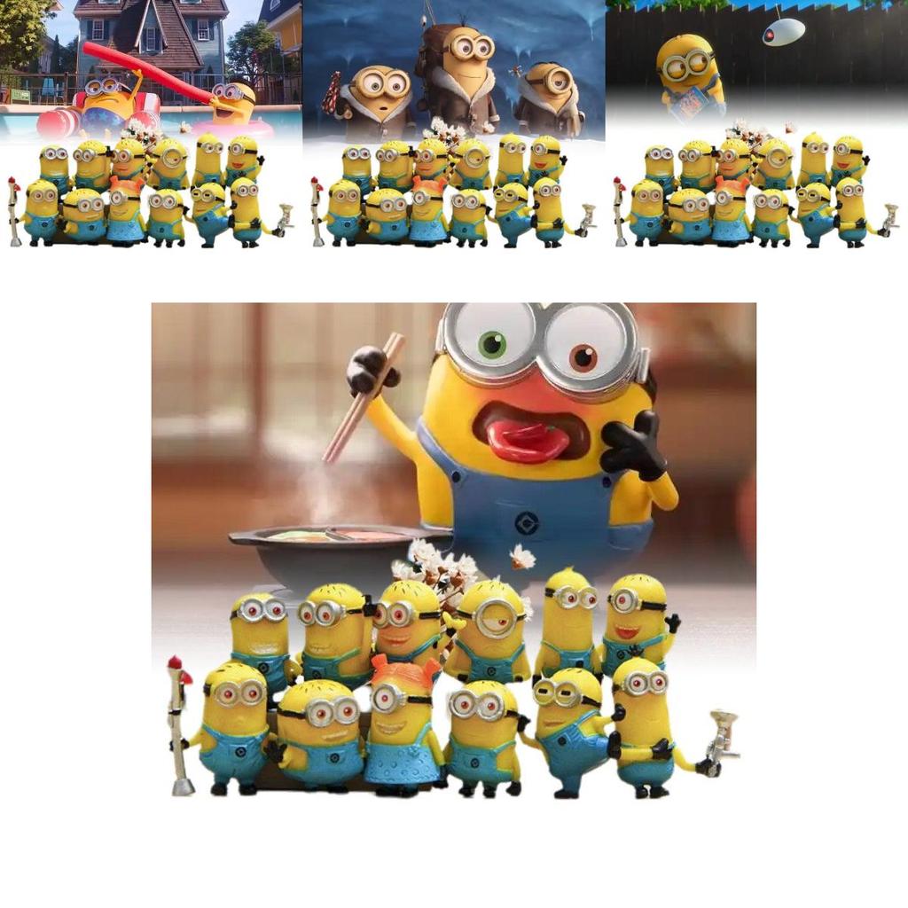 Creative Miniature Pvc Cartoon Figurines For Micro Landscape Succulent Decoration