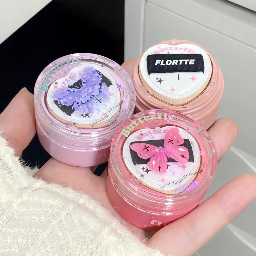 FLORTTE Cream Blush for Cheeks Face Makeup,Radiant Finish, Hydrating,Creamy,Lightweight & Blendable Color,Vegan & Cruelty-Free
