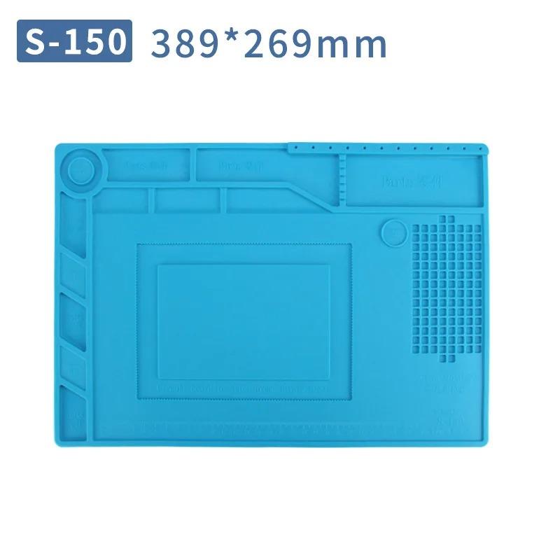 ESD Mat Heat Insulation Working Mat with Magnetic Groove Heat-Resistant Adsorption Soldering Mat Station Repair Insulator Pad