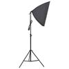 vidaXL Photo Studio Kit with Lighting and Backdrop