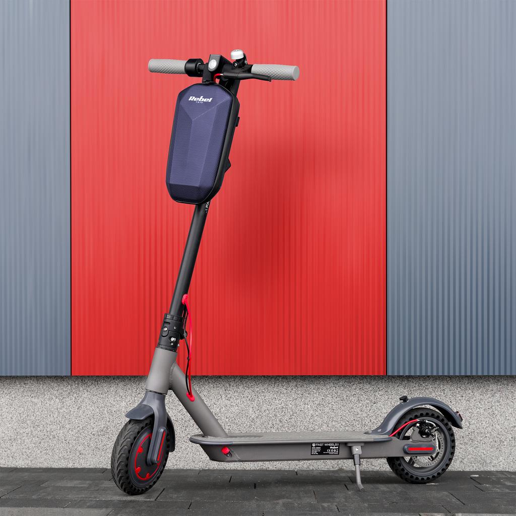 Handlebar bag for REBEL scooter, waterproof, stiffened, 4L