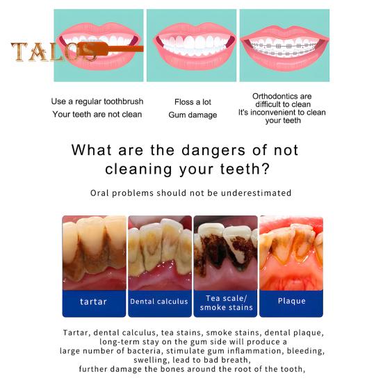 Ultraschall-Zahnbelag-Entferner, tragbarer elektrischer Zahnsteinentferner, wiederaufladbarer Zahnsteinentferner über USB, Zahnsteinentfernungsgerät, Zahnreinigung