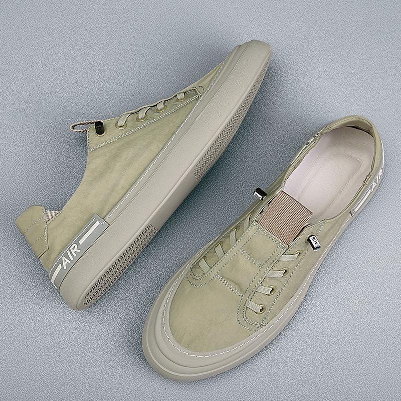 Herrenschuhe Eisseide Sneaker Schuhe für Herren Neu Atmungsaktiver Sportlicher Freizeitschuh Slipper Herren-Sneaker Plateau Vulkanisierte Slipper