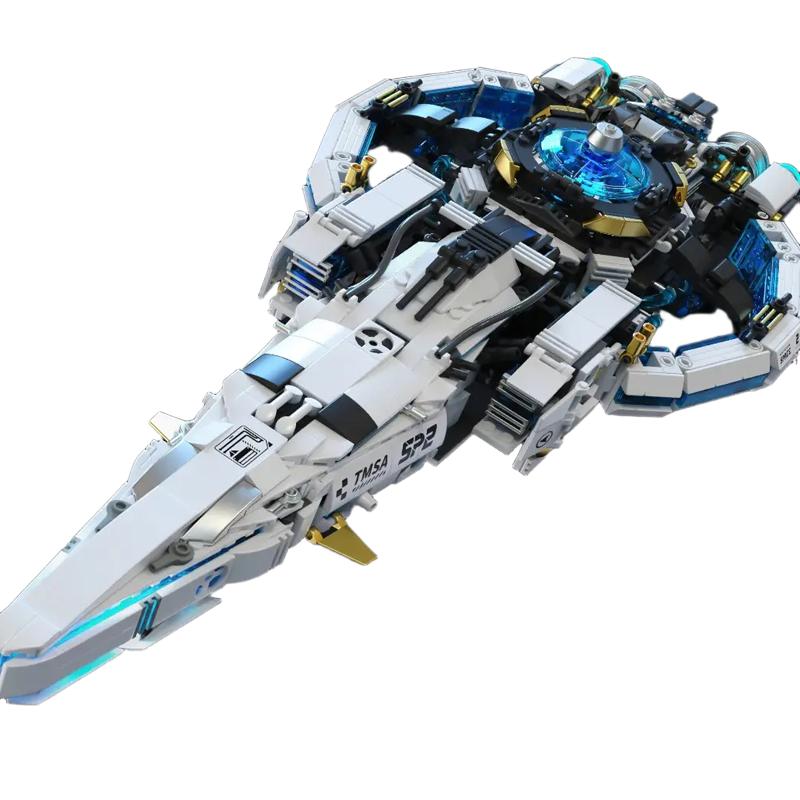 Technical Galaxy Comet Spaceship Spacecraft Modular Buildings Blocks Space Explanation Brick Model Kit Adults Kids Gifts 1567PCS