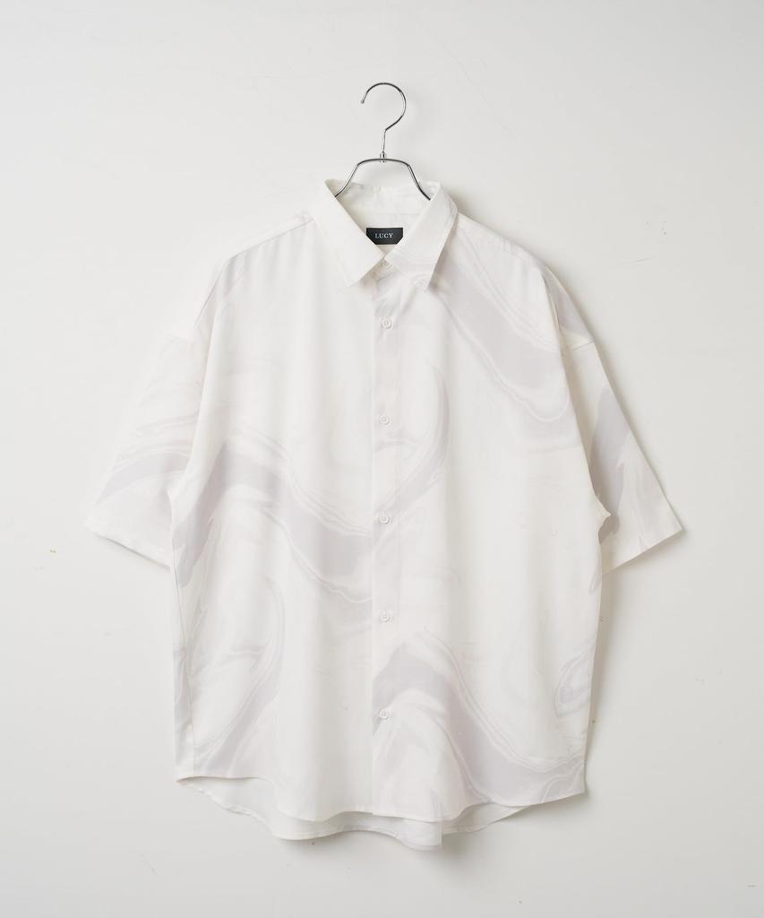 WEGO Unisex Short Sleeve Patterned Big Short Sleeve Patterned Summer Oversized Loose Korean Size Pattern 2 Shirt, Shirt, Top, Clothing, Clothes,