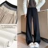 Women's Fleece-Lined High-Waist Wide-Leg Pants