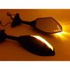 LEDS Arrow Turn Signal Integrated Rearview Sport Mirror For Suzuki GSF600S GSF1200 1200S BANDIT Motorcycle Mirror