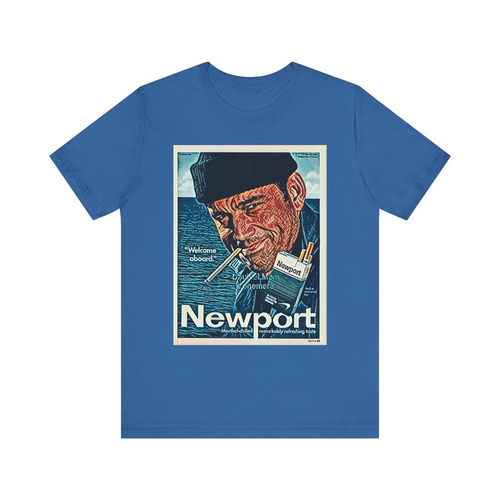 

Newport Retro Ad Graphic Print Art Crew Unisex Jersey Short Sleeve Tee Shirt L