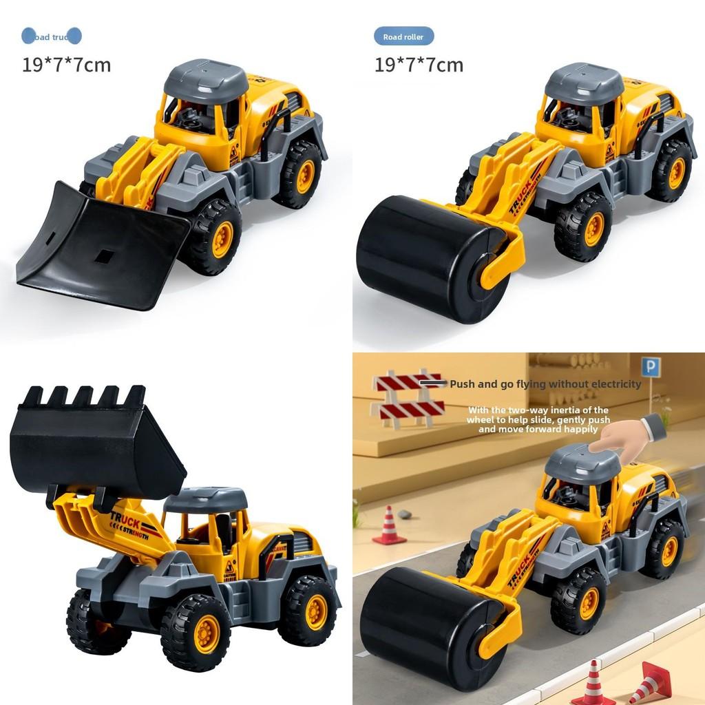 Inertia Construction Vehicle For Kids With Multifunction Engineering Toy For Developing Skills
