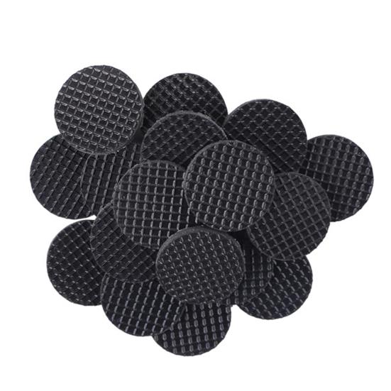20Pcs Guitar Pick Grip Self-adhesive Guitar Pick Rubber Anti-sweat Round Ultra Thin Grip for Guitarist