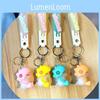 Cute Ice Cream Dinosaur Keychain Perfect Soft Rubber Gift For Kids And Couples