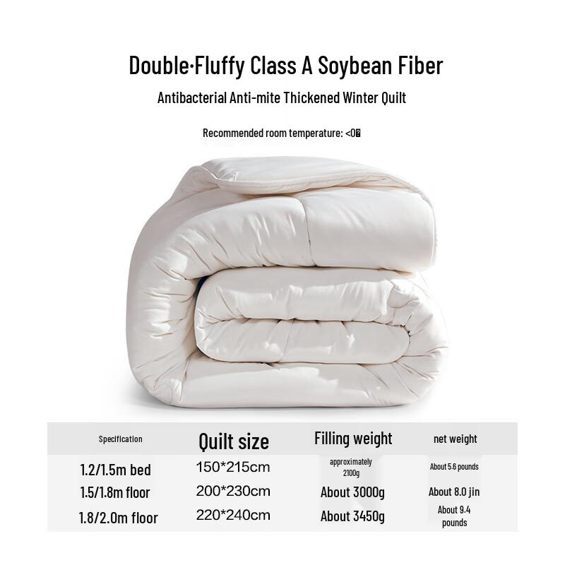LOVO Extra Fluffy A-Class Antibacterial Soybean Fiber Quilt