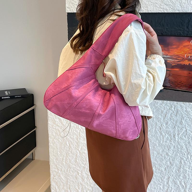 Simple Shoulder Bag Vintage Hobo Bag Large Capacity Handbag Tote Bag Minority Design Fashionable Crescent Bag Students