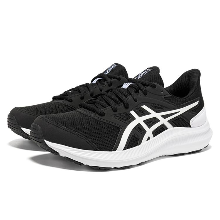 Asics Jolt 4 Breathable And Lightweight Low Top Running Shoes Men's Black White