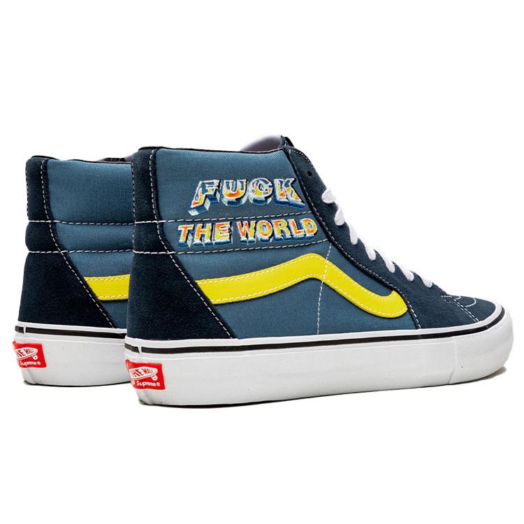 Sk8 Supreme x Vans Hi 'Fuck The World - Navy' VN0A45JDSY2