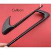 Stickers A Pair Side Fender Abs Emblem Sliver Black Carbon Fiber Pattern For Mercedes Benz AMG A B C E S G Class Car Accessories