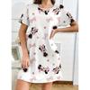 Fashion Printed Versatile Women's Casual Loose Crew Neck Casual Dresses