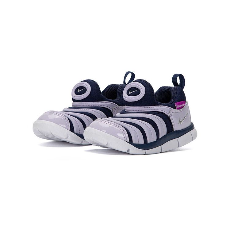 Nike Dynamo Free Comfortable Durable Breathable Low-Top Sports Casual Shoes Baby Sneaker Green Purple 343938-439