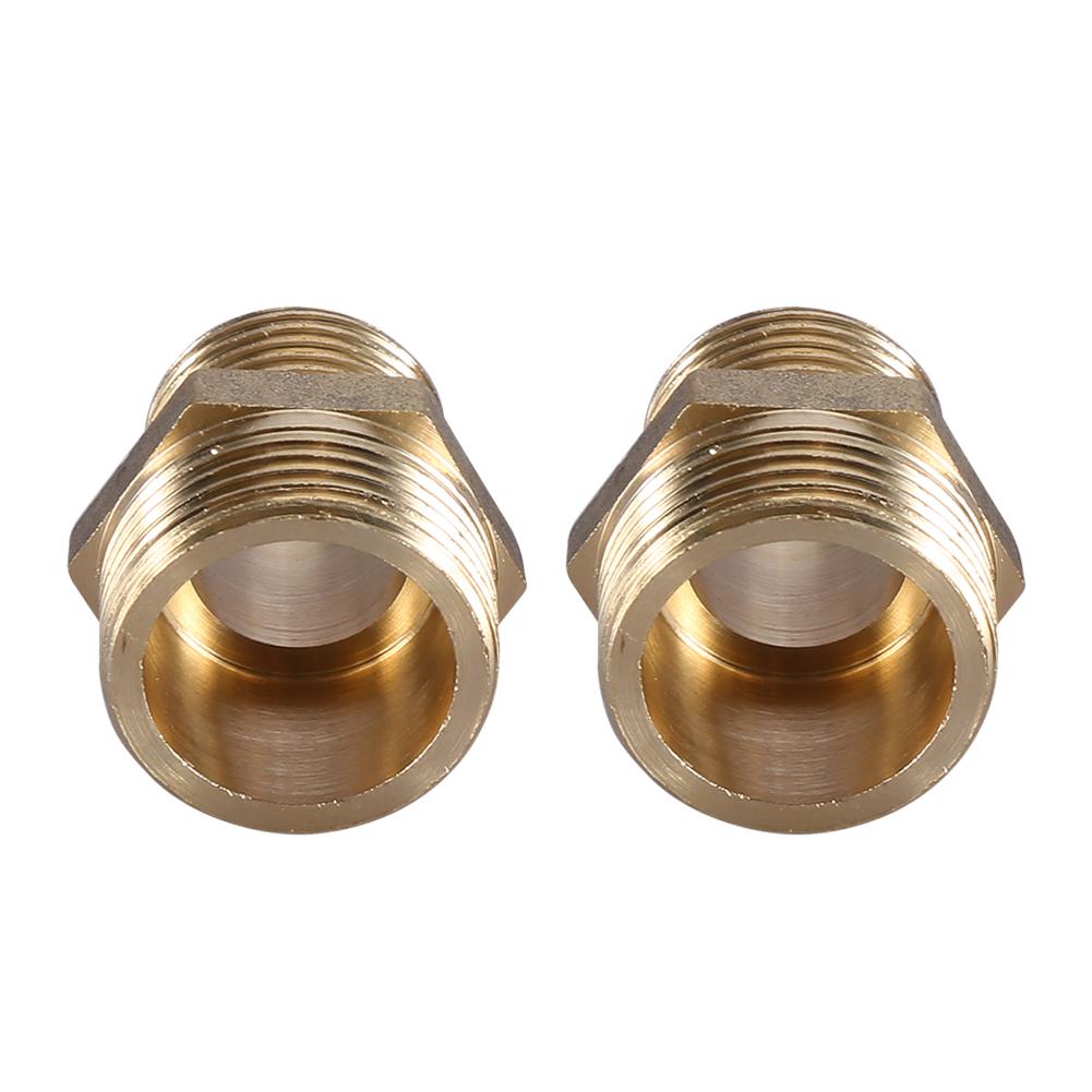 Brass Fitting Hex Nipple Reducing Male Pipe 3 4  To 1 2  Water Tube Fittings (Intensification)