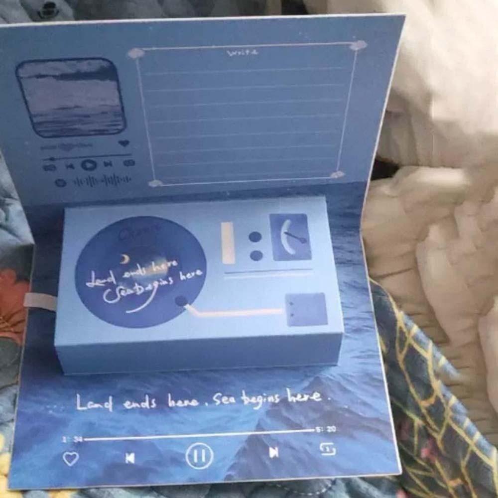 30 Seconds Recorder Greetings Card Button Batteries Confession of Love Artifact  Couple