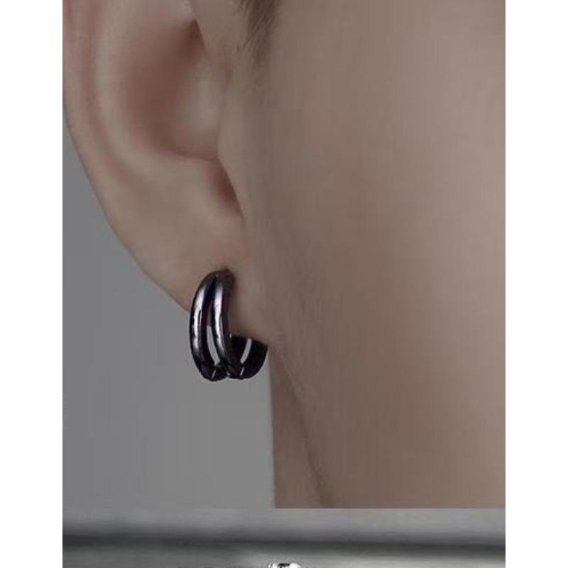 

Ear Hook Male Screw Style Adjustable Tightness Ear Ring Ear Bone Clamp Without Ear Piercing Holes 1 pair
