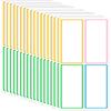 240 Pcs Reble Dry Erase Labels Sticky Notes for Storage B Organizing Jar Pantry, Waterproof Removable Label Stickers for Kitchen Office School All