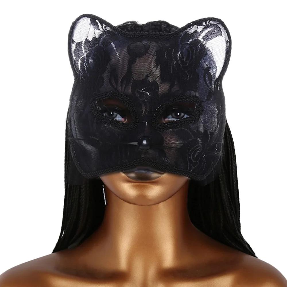 New EVA Cat Girl Mask Half Face Venetian Party Mardi Gras Mask Party Makeup Ball Eye Mask