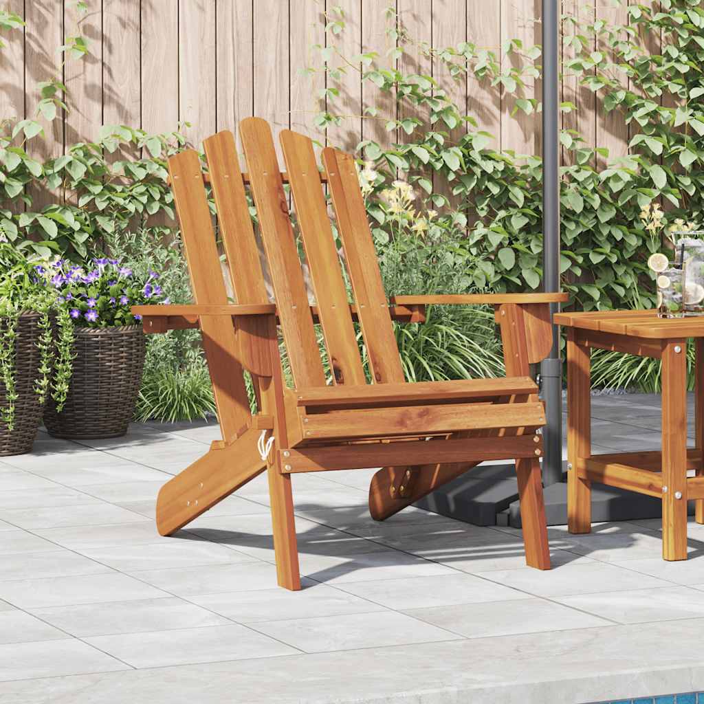Vidaxl Solid Acacia Wood Adirondack Garden Chair