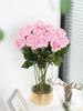 12 Stück Kunstseidenrosen, Kunstblumen, Bulk-Rosen, Blumenarrangement, Blumenstrauß für Zuhause, Hochzeit, Party, Garten, Brautdekoration